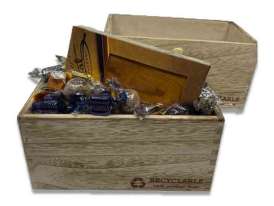 Caja Madera Natural “Recyclable”/ Turrón y Espec.