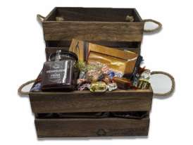 Caja Marrón Reciclable/ Turrón y Espec.