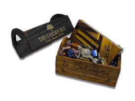 Bandeja Madera Negro o Nat./ Turrón y Espec.