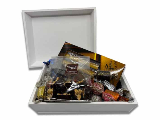 Bandeja Madera Blanca/ Surtido de Espec. Goya