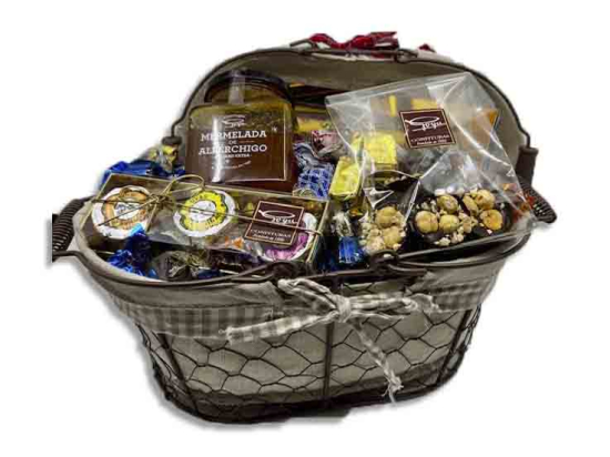 Cesta Metal Forrada/ Espec. Goya Surtidas