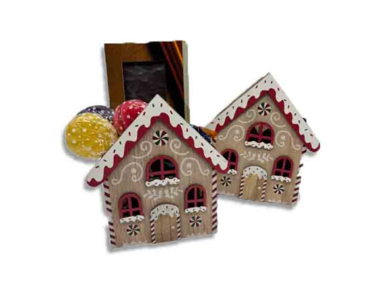 Cesta Casita Candy/ Turrón y Espec. Goya